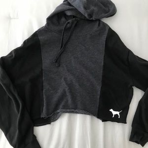 Victoria Secret Cropped Hoodie